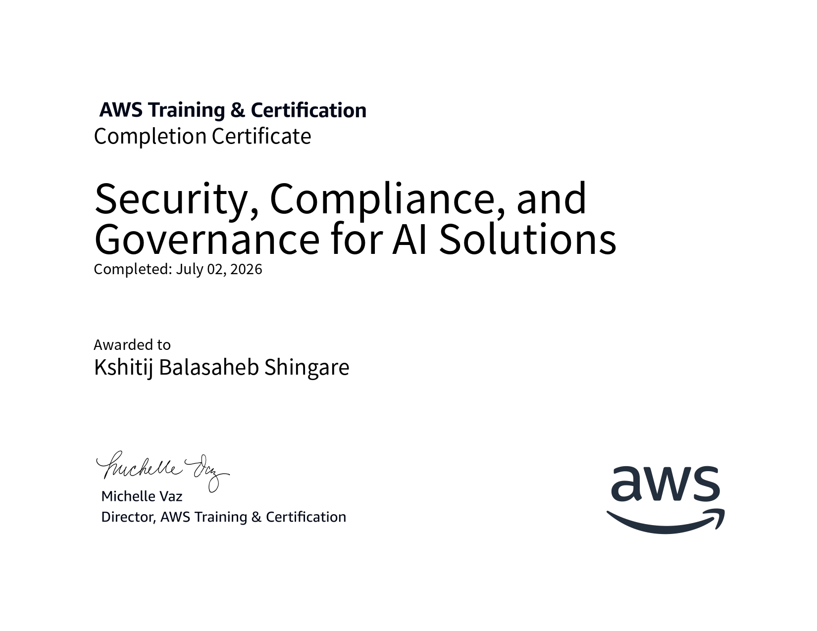 Security, Compliance, and Governance for AI Solutions